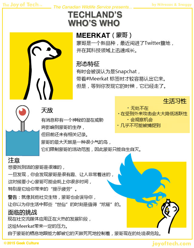 不和你玩了，Twitter封殺直播應(yīng)用Meerkat