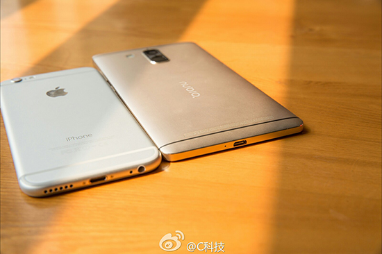 1426577777737208.jpg 一天一個(gè)樣?nubia Z9真機(jī)照再被曝