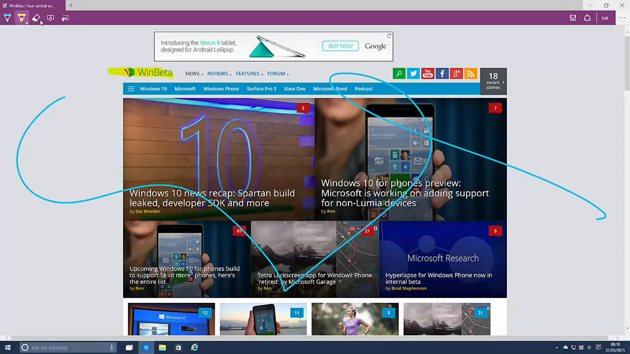1427783516657502.jpg Windows 10新預(yù)覽版上手,終于玩上斯巴達(dá)瀏覽器了
