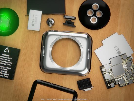 1430030921383127.jpg 小身材大拳頭!Apple Watch拆解渲染圖賞