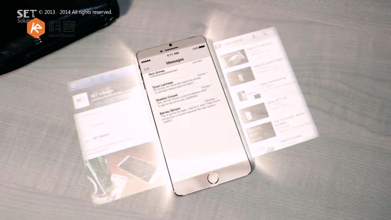 視頻 | 全息投影可換電池，這才是iPhone7？！