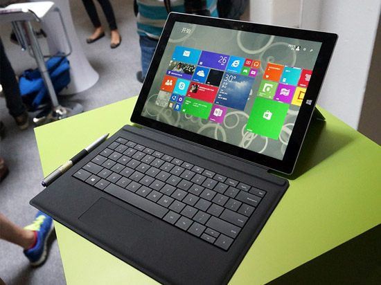 Surface Pro 3新增i7基本款，內(nèi)置存儲128G