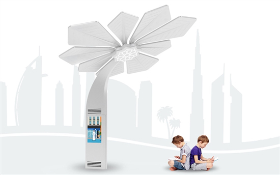 有錢任性!迪拜打造能發(fā)WIFI和充電的棕櫚樹