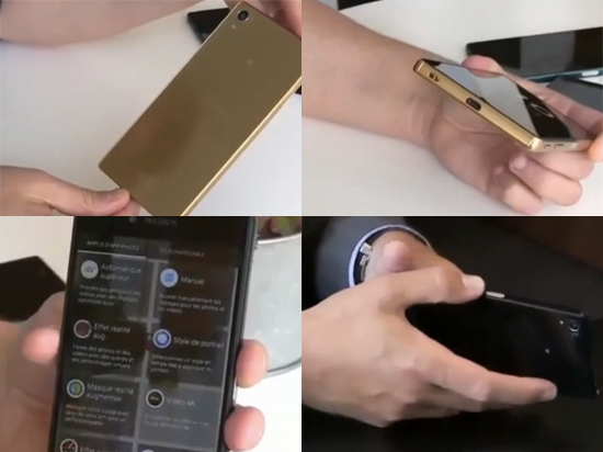 索尼Z5真機視頻曝光:指紋解鎖竟在側面