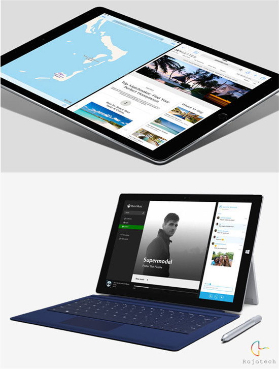 全面抄襲or超越？iPad Pro對比Surface Pro 3
