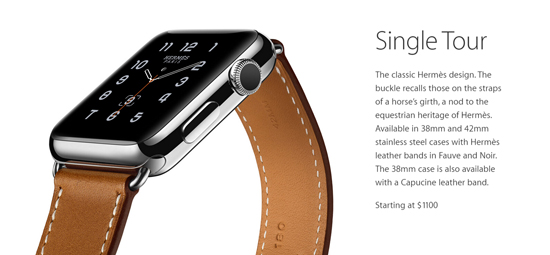 最低也7000元！愛馬仕Apple Watch 10月5日上市