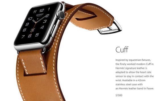 最低也7000元！愛馬仕Apple Watch 10月5日上市