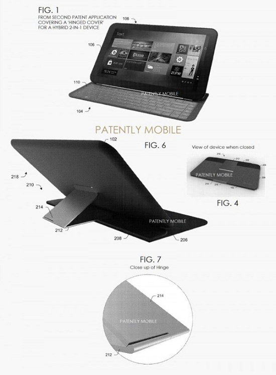 專利曝光：Surface平板電腦新鍵盤？