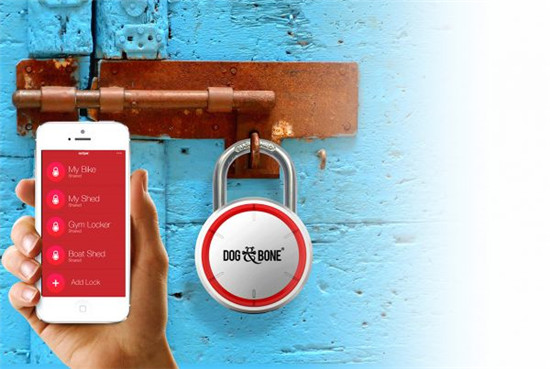 LockSmart智能掛鎖,只要有手機就能開鎖!