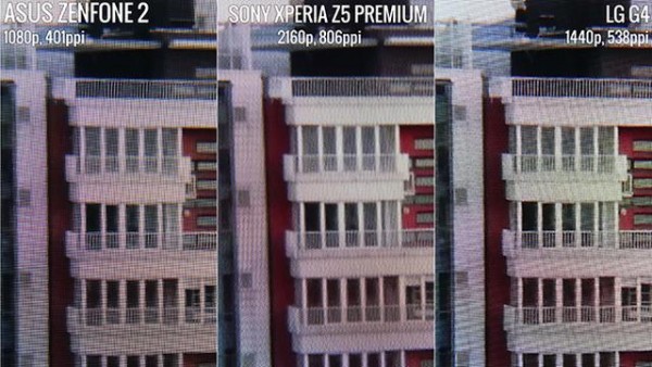 測試結果:索尼Z5 Premium的4K屏幕沒啥卵用?