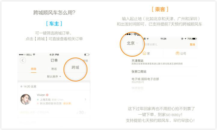 滴滴順風(fēng)車加入春運(yùn)大戰(zhàn)，與12306搶客