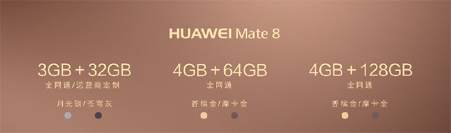 華為新旗艦Mate 8正式發布 國行版HUAWEI WATCH齊登場