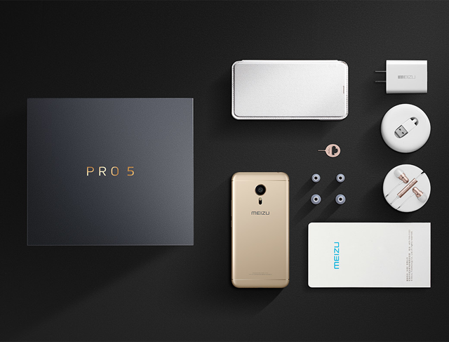2999元魅族PRO 5金色套裝版開賣，狙擊華為Mate 8