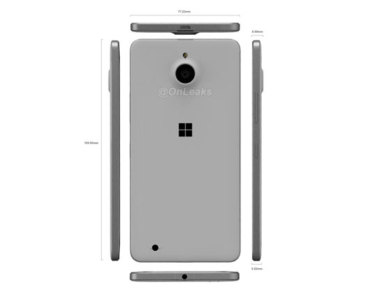 微軟新機(jī)Lumia 850大曝光：金屬邊框   或明年2月發(fā)布