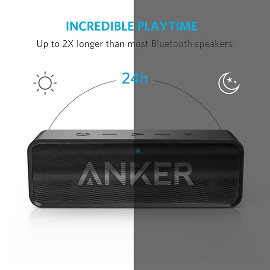 ANKER推無線藍(lán)牙音箱 ，24小時超長續(xù)航！