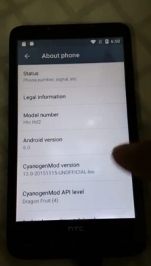 重生？HTC HD2攜Android Marshmallo亮相