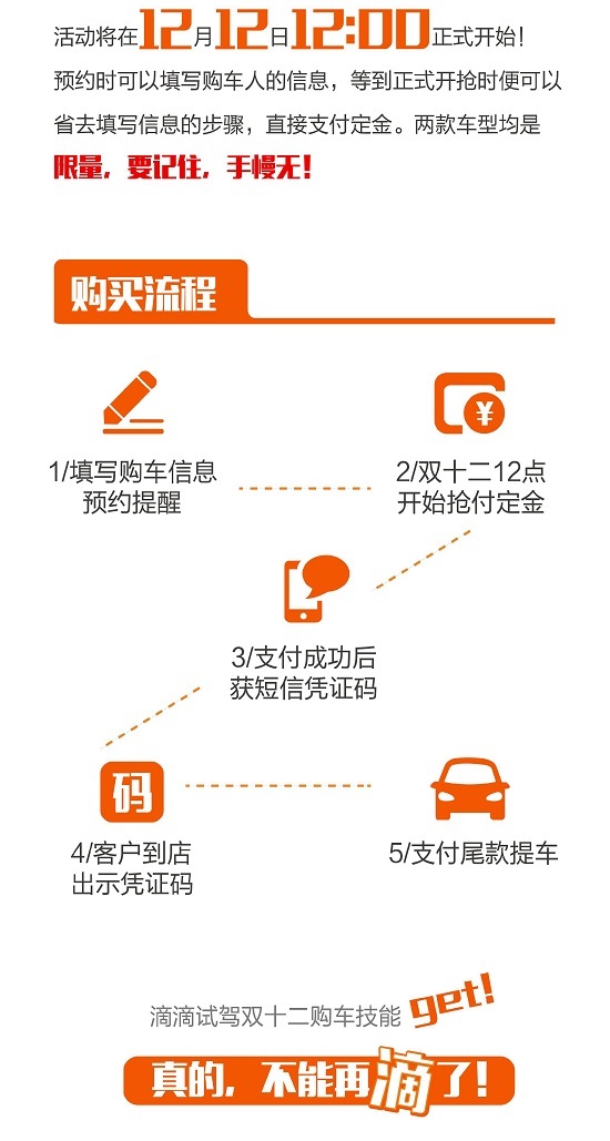 滴滴賣車來了！第一波活動將在雙12啟動