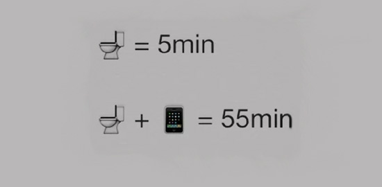 騷年們!讓手機盡量遠離廁所吧