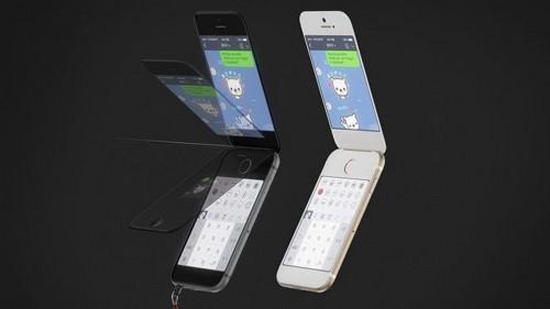 腦動(dòng)大開！這里有款雙屏幕翻蓋iPhone