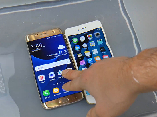 視頻:三星S7 vs iPhone 6s潛水測試:結果讓人驚呆了