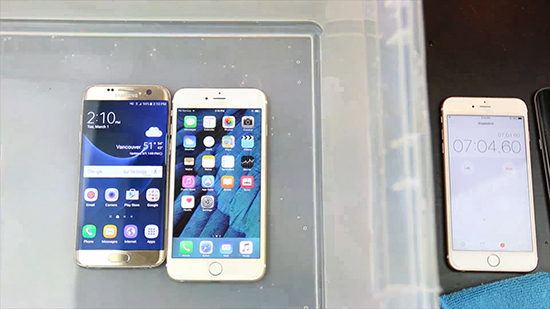 視頻:三星S7 vs iPhone 6s潛水測試:結果讓人驚呆了