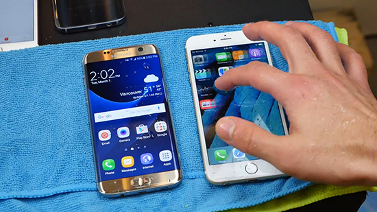 視頻:三星S7 vs iPhone 6s潛水測試:結果讓人驚呆了