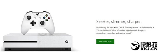 Xbox One薄版曝光:支持4K播放將于年底推出