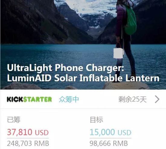 創意滿分!能給手機充電的折疊燈已在路上