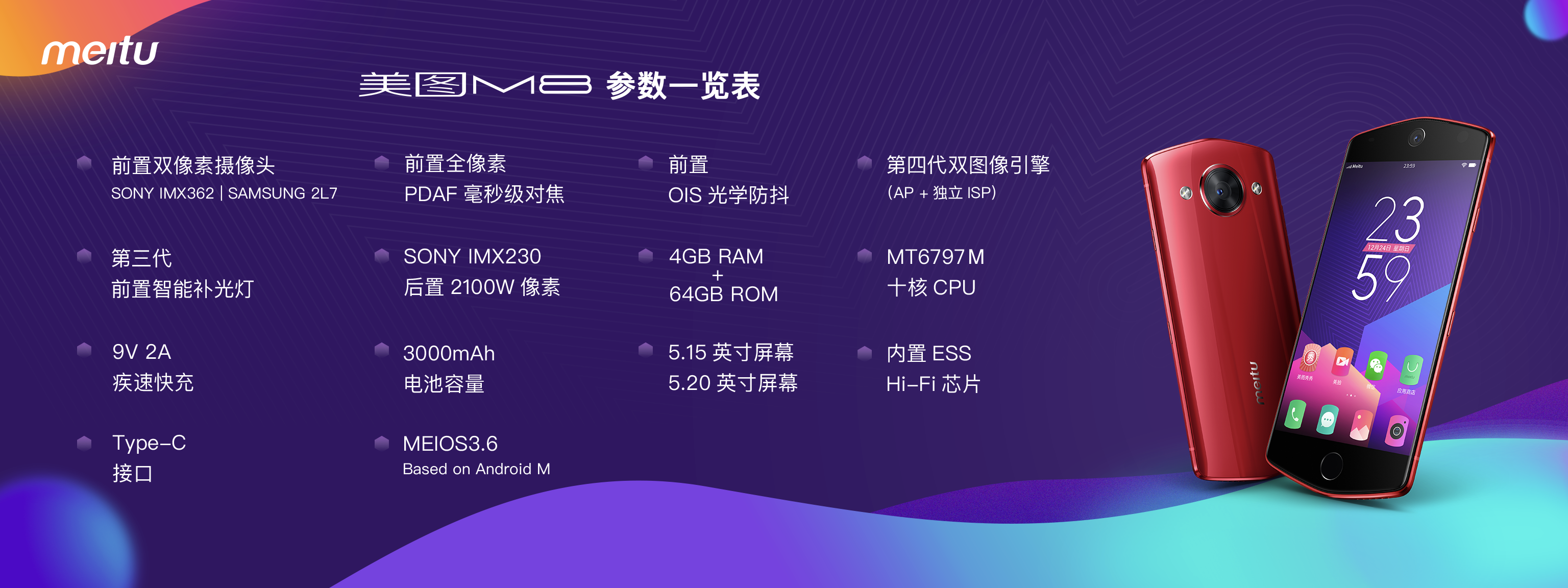 人工智能+個性定制,六曲面美圖M8發布