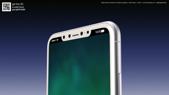 掀起下一代手機安全系統(tǒng)革命？iPhone 8或使用3D面部識別
