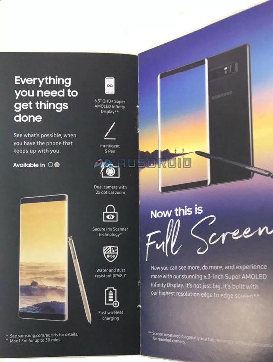 Galaxy Note8意外“發(fā)布”：三星泄密起來連自己都怕！