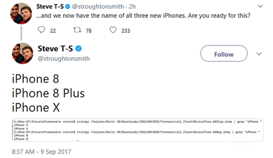 全面屏版為iPhone X!沒有7s只有iPhone 8/8 Plus