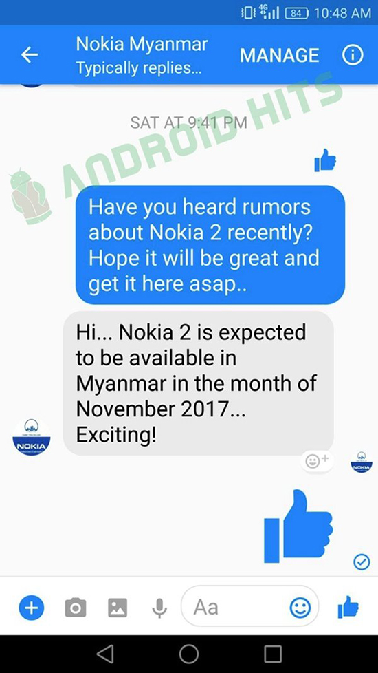 HMD入門機Nokia 2何時推出？諾基亞：11月份見