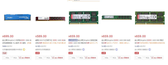瘋漲不分型號 上代DDR3內存條因需求增加也出現價格暴漲
