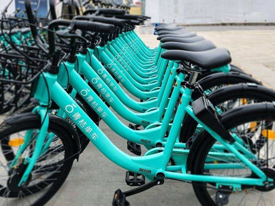 東莞、佛山嘗鮮!滴滴自有品牌青桔單車上線:免押金騎行