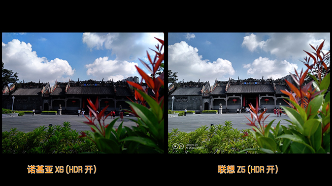千元機拍照對比測試：諾基亞X6小勝聯(lián)想Z5