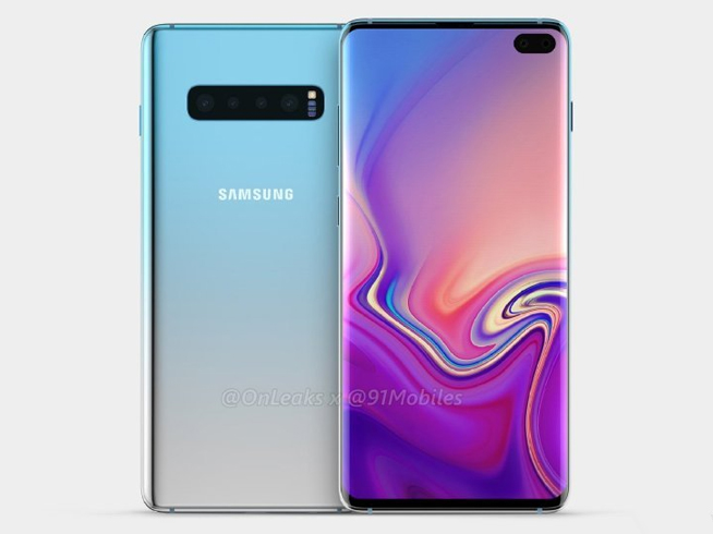 三星Galaxy S10真機曝光：更小開孔對標華為 屏占比再創(chuàng)新高