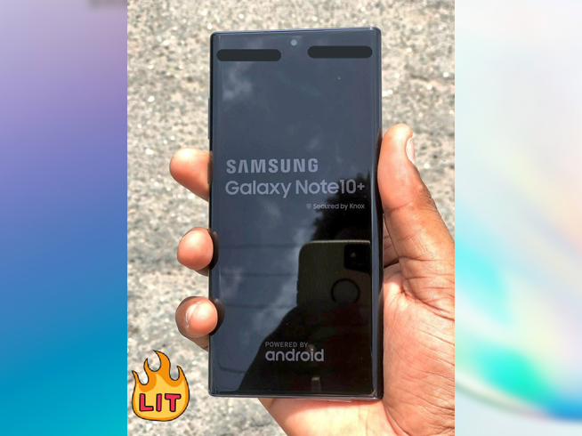 三星Note10+真機(jī)照曝光：極窄邊框誘人 拍攝用機(jī)竟是新iPhone？