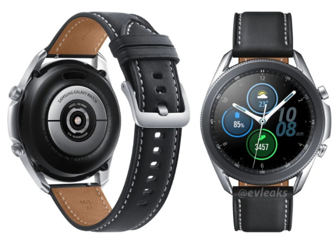 三星Galaxy Watch 3曝光:延續旋轉表盤 鈦合金版顏值能打