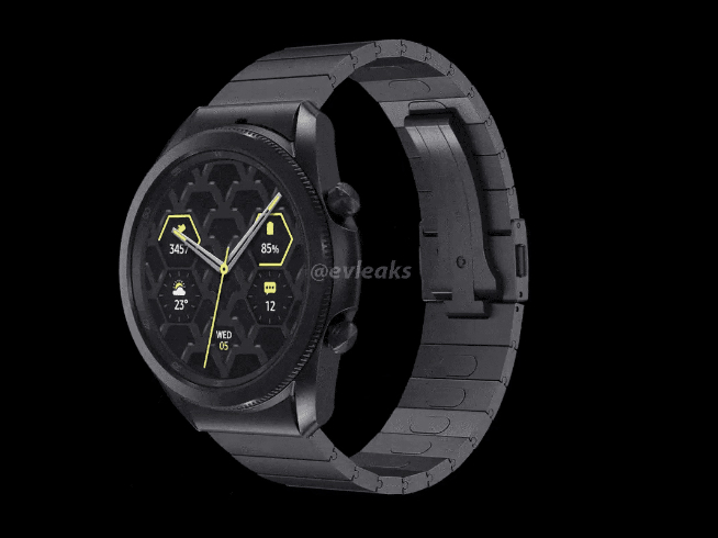 三星Galaxy Watch 3曝光:延續旋轉表盤 鈦合金版顏值能打