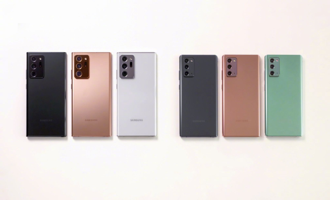 不用開發布會系列!三星Note20 Ultra等新品官方照提前全曝光